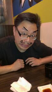 I am assuming this is what his face looked like.