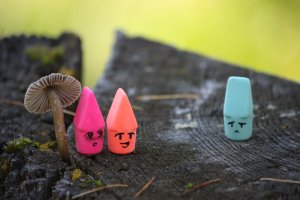 Everybody is an eraser in my head.