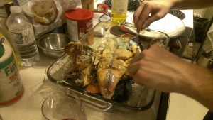 Good bye Mr. Gapey. You shall be in my tummy soon.