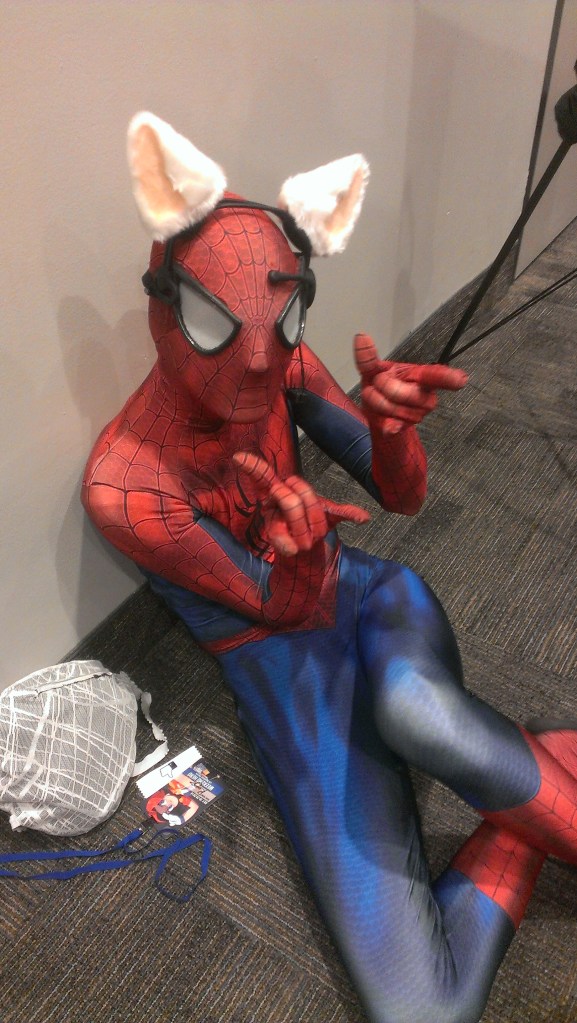 I hung out with Spiderman for much of the weekend. He was unable to fly me anywhere though.